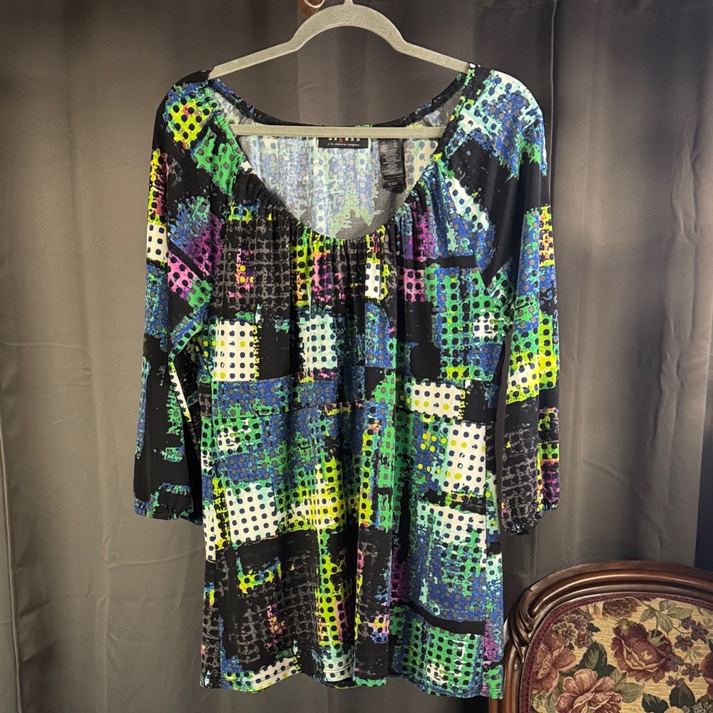 Axcess Multicolor Abstract Women's Tunic